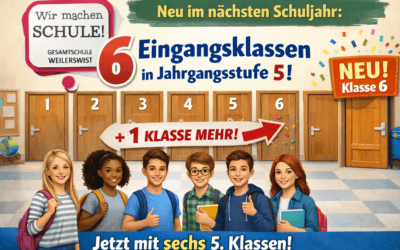 Mehrklasse im fünften Jahrgang des kommenden Schuljahrs 2026-27
